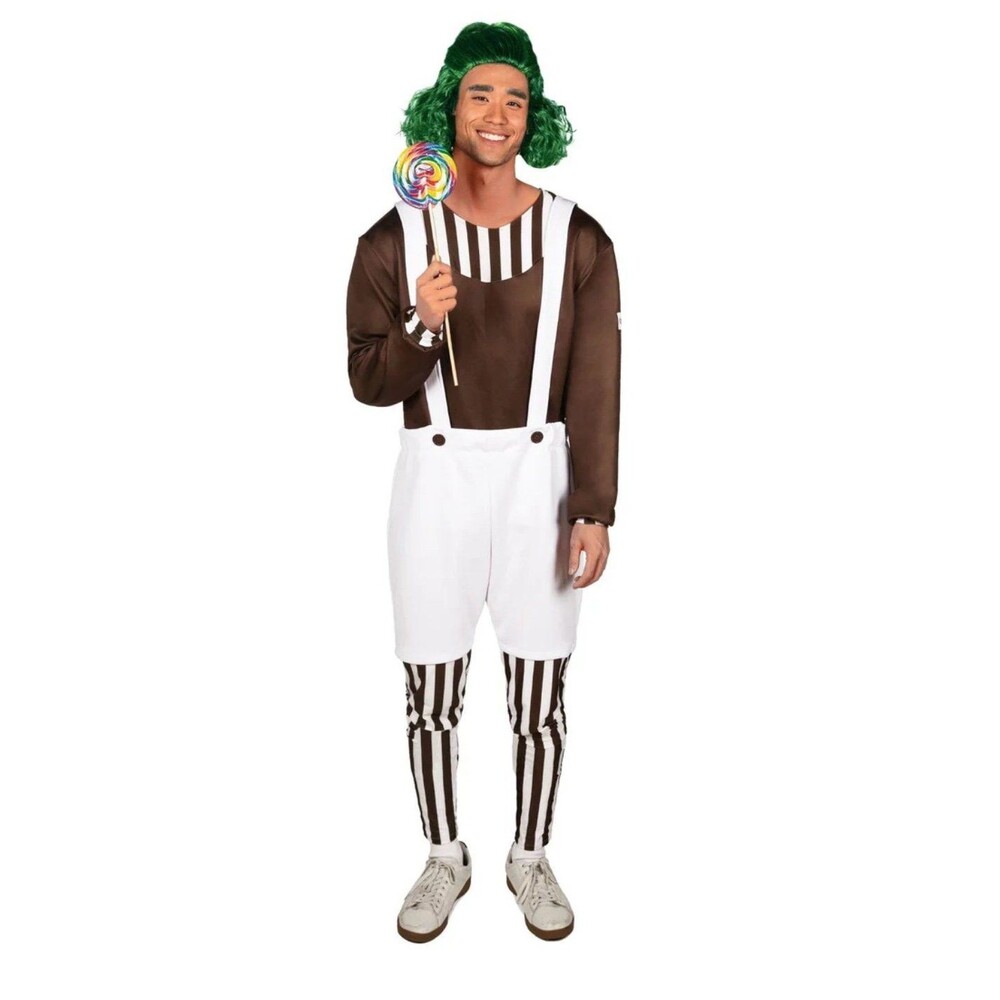 Men's Chocolate Factory Worker Costume Size L